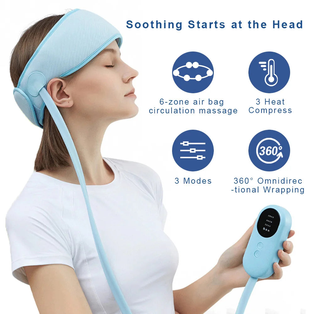 Air Compression Head Massager