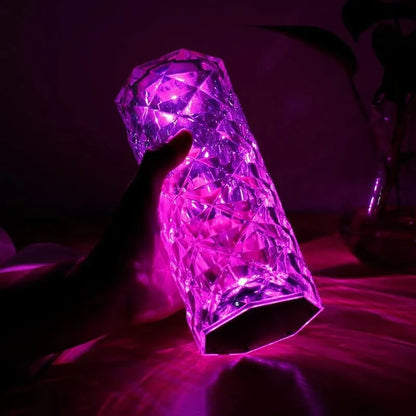 Crystal Rose Table Lamp